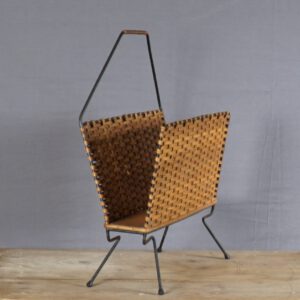 Vintage tijdschriftenhouder - lectuurbak - jaren 60