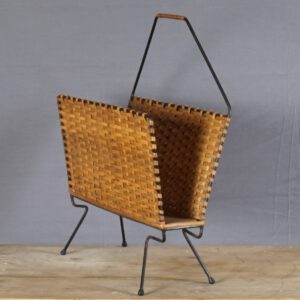 Vintage tijdschriftenhouder - lectuurbak - jaren 60