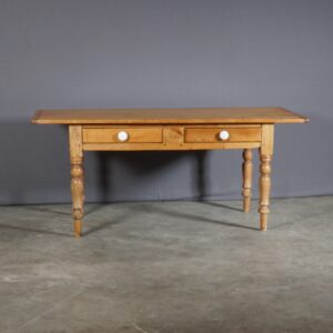 Oud Engelse eettafel - grenenhout - ca. 1900