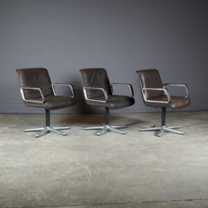 Vintage Wilkhahn bureaustoelen - Delta Design voor Wilkhahn - jaren 60