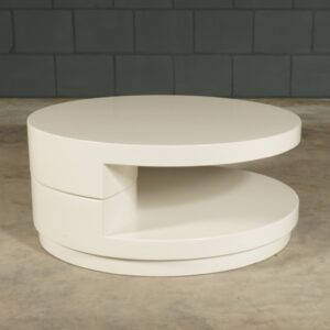 Mid Century Space Age salontafel – wit - jaren ’70