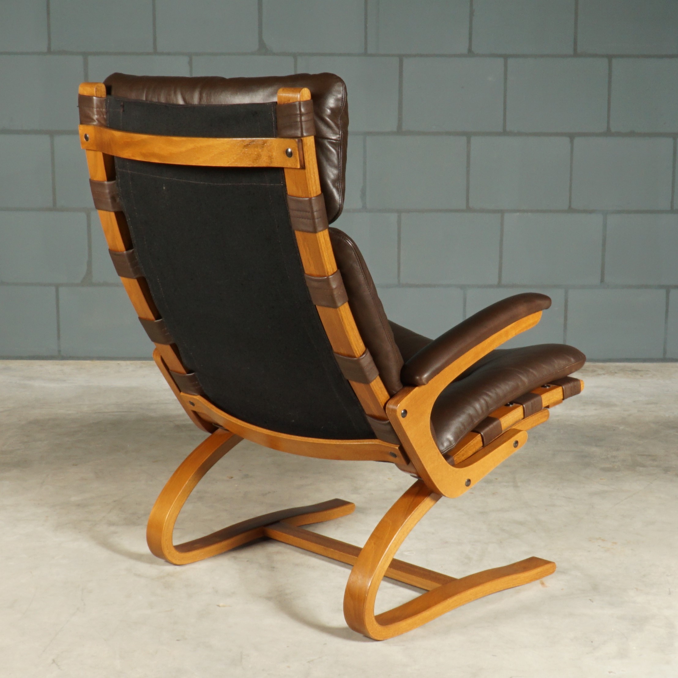 Kengu loungefauteuil - Elsa & Nordahl Solheim - Rybo Rykken - jaren 70