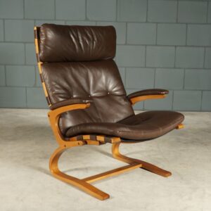 Kengu loungefauteuil - Elsa & Nordahl Solheim - Rybo Rykken - jaren 70