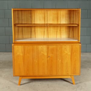 Vintage buffetkast/vitrinekast - Bohumil Landsman voor Jitona - jaren 60