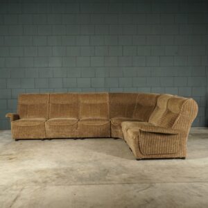 Mid-Century modulaire stoffen hoekbank - jaren 60