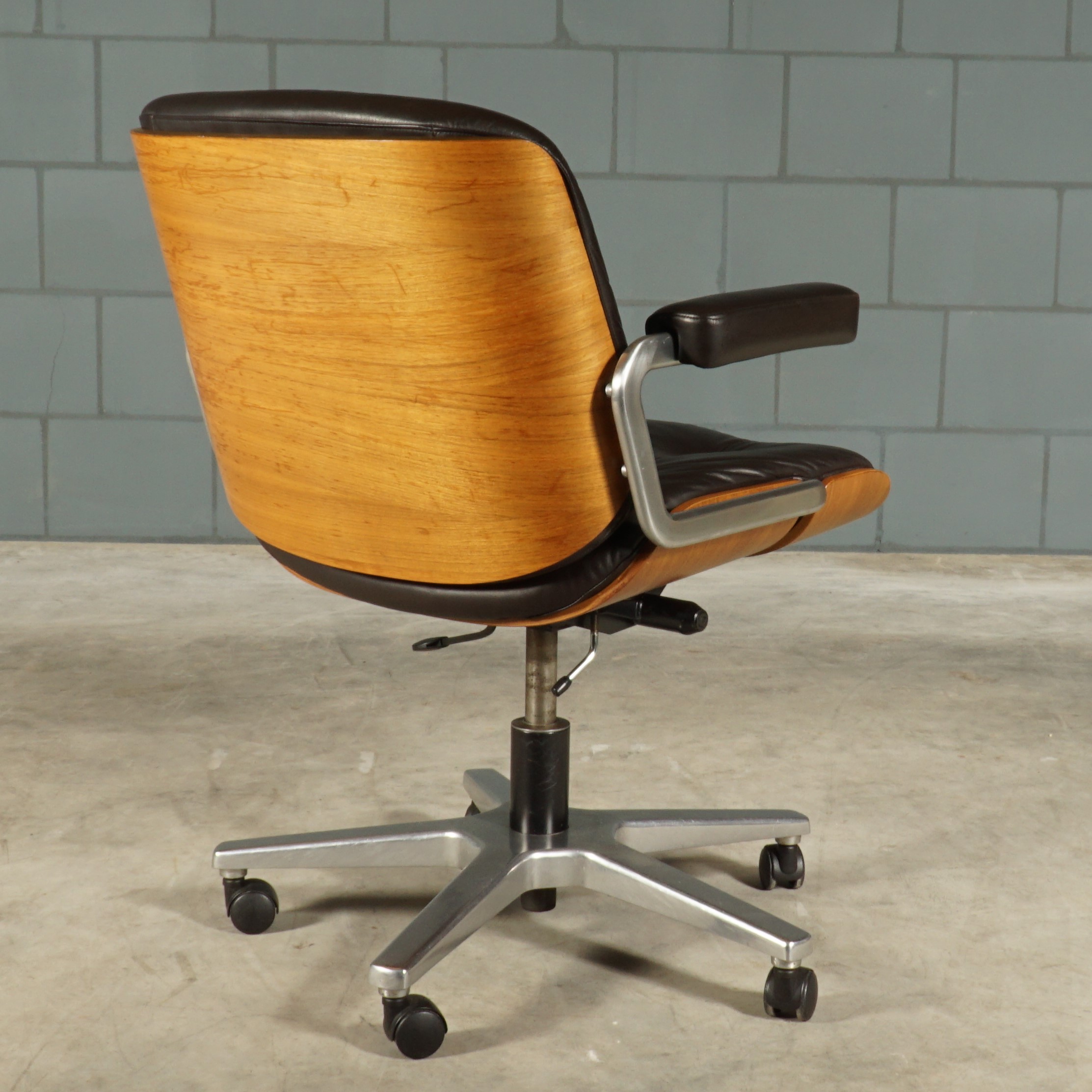 Midcentury Pasal bureaustoel - Karl Dittert - Stoll Giroflex - jaren 60