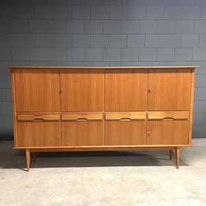 Vintage XL highboard - teakhout - jaren 60