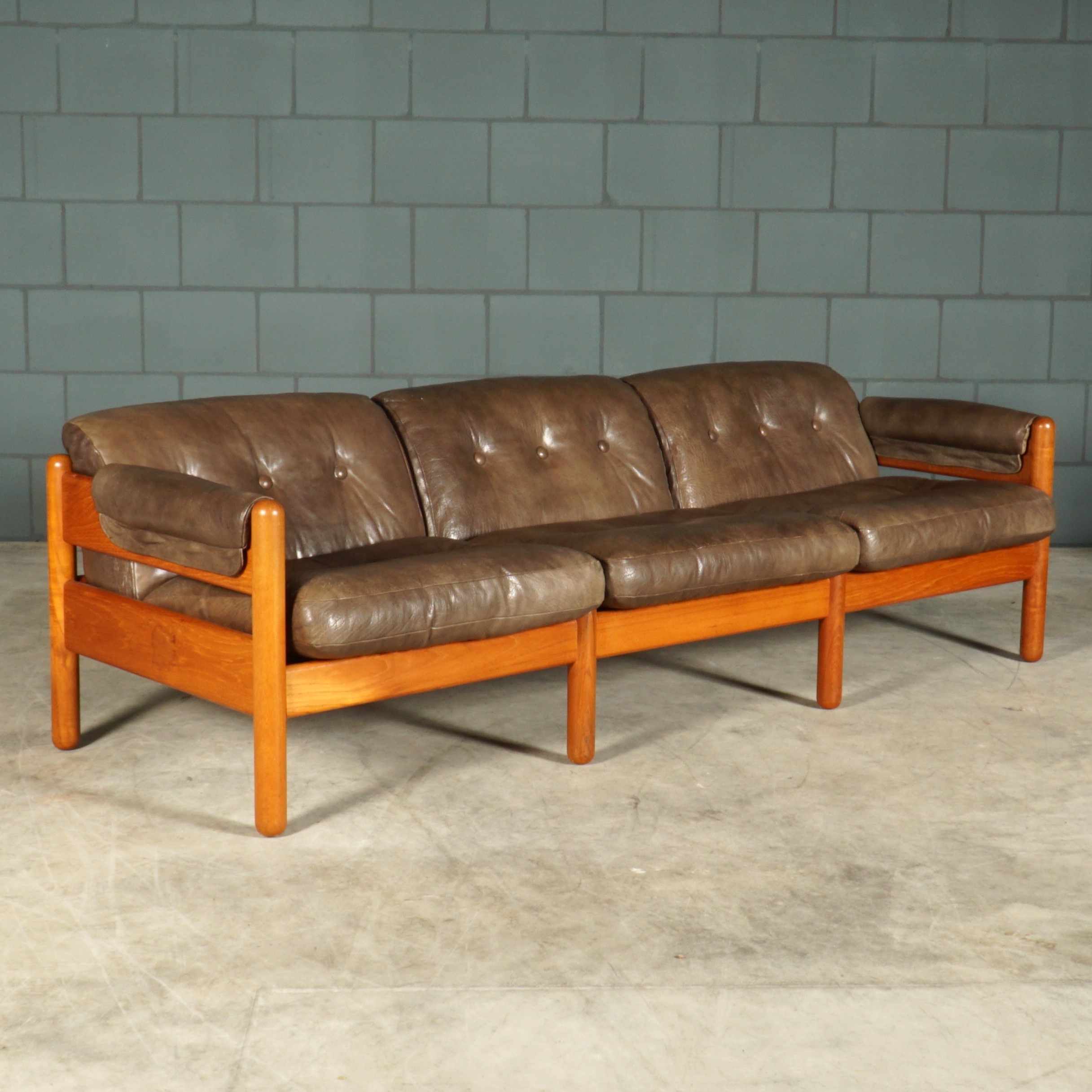 Vintage zithoek/zitgroep - teakhout - jaren 60