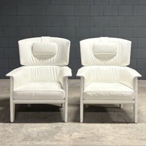 Set vintage lederen fauteuils - De Sede DS-168