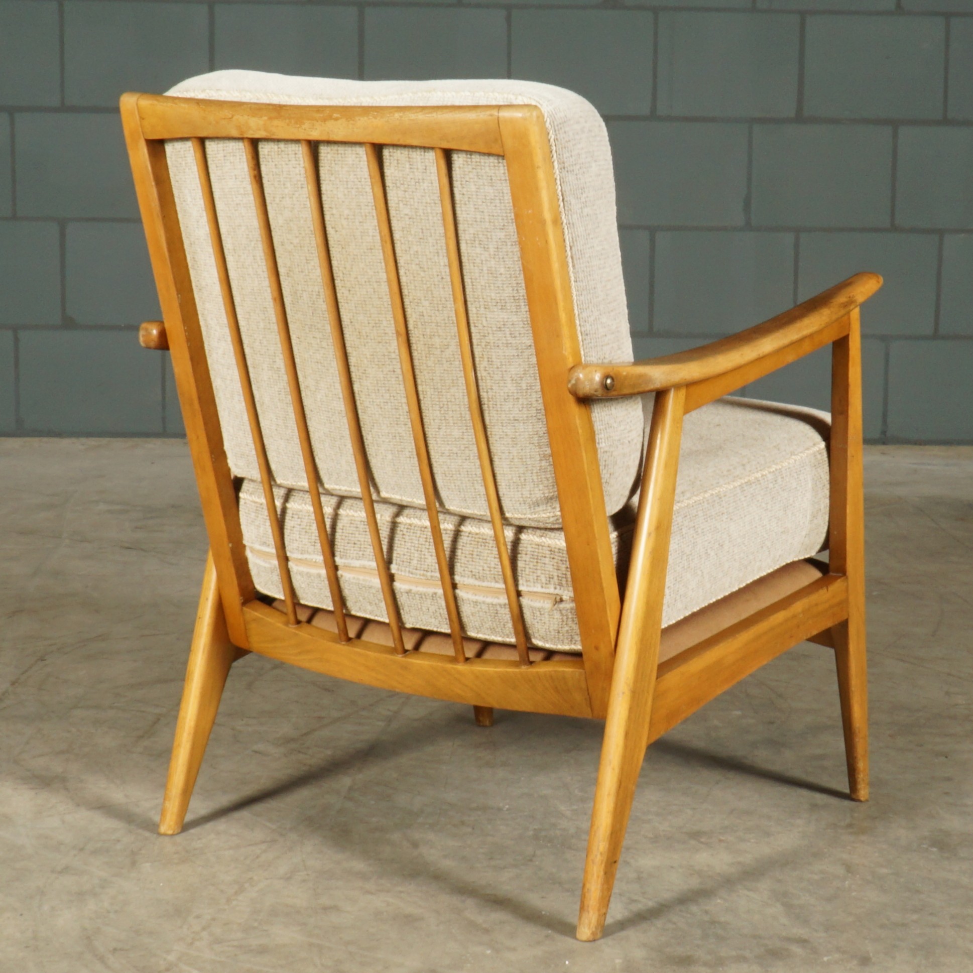 Set Deense fauteuils - notenhout - jaren 60