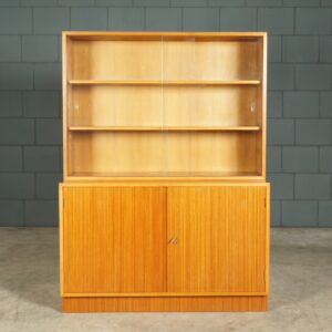 Vintage highboard - vitrinekast - jaren 60